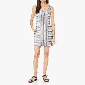 ROXY Next Door Button Front Dress S